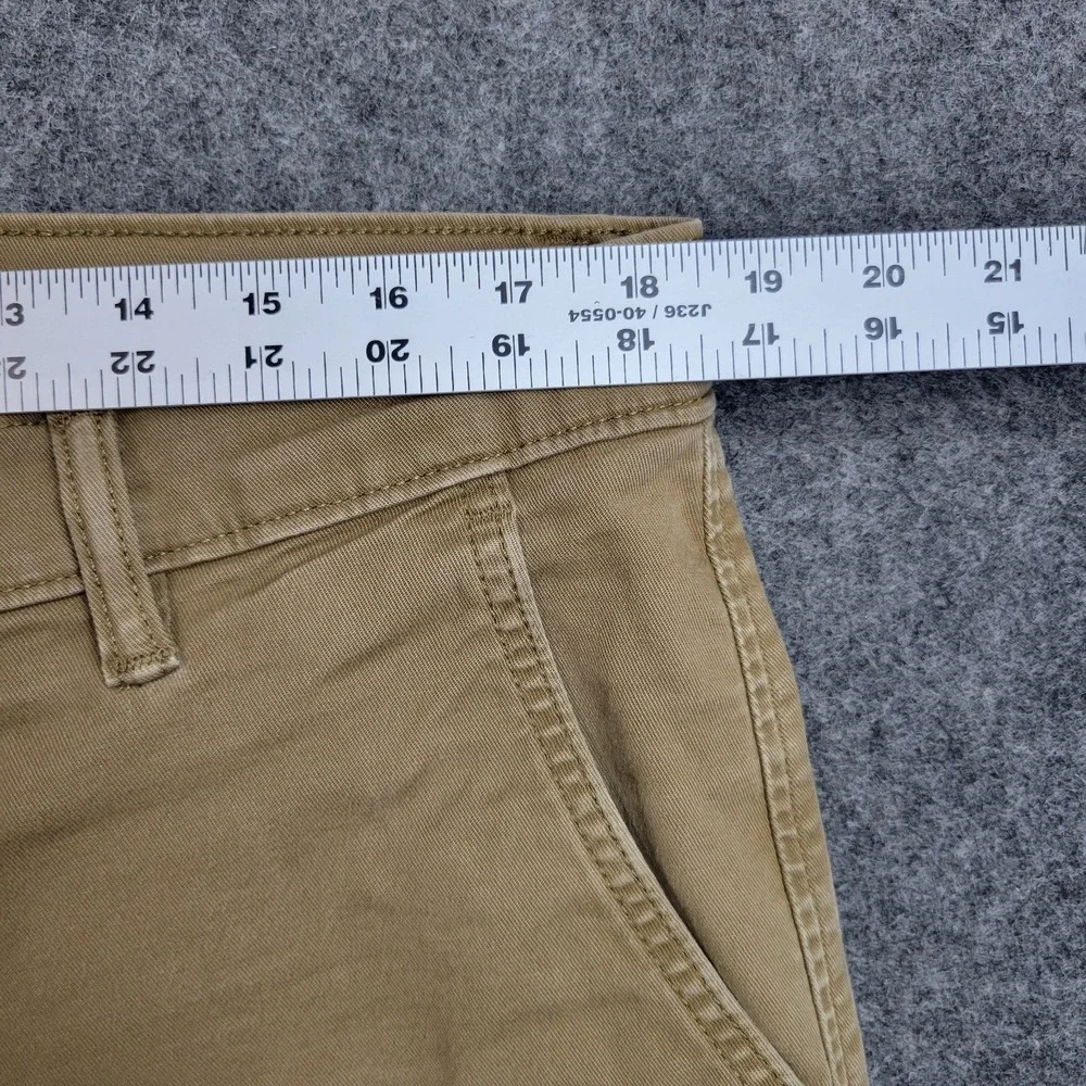 Levis Chino Pants Mens 36x32 Brown Stretch Flat Front XX Standard Tapered Leg